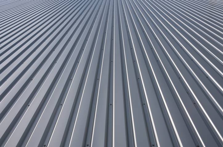 Srebrne blachy trapezowe